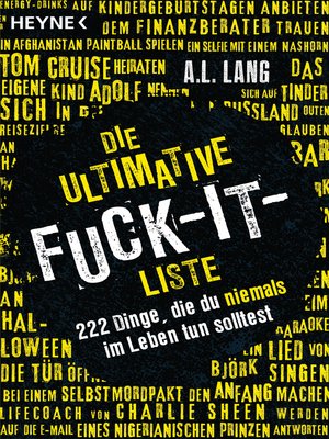cover image of Die ultimative Fuck-it-Liste
